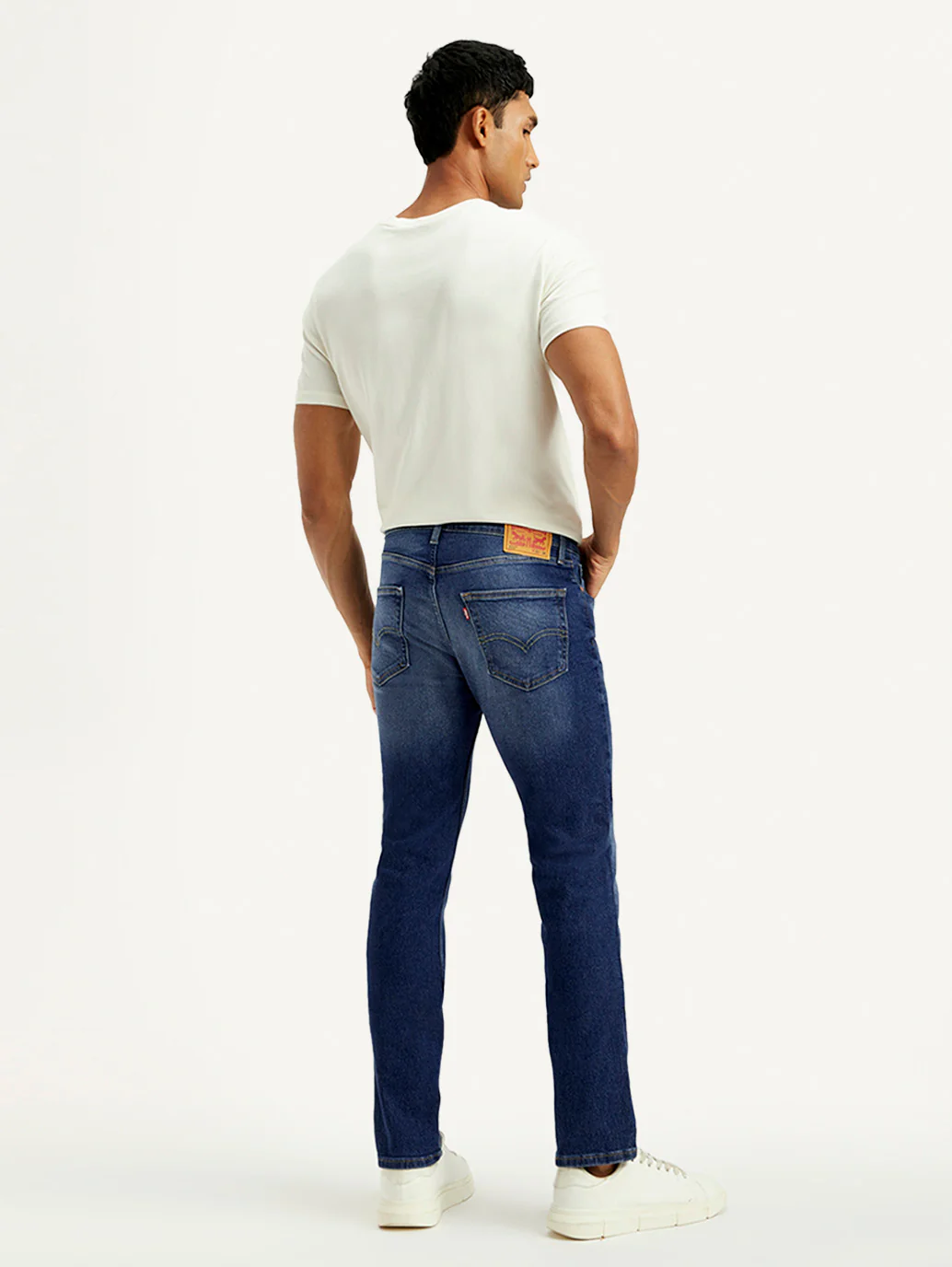 Men's 511 Blue Slim Fit Mid Rise Jeans - Image 3
