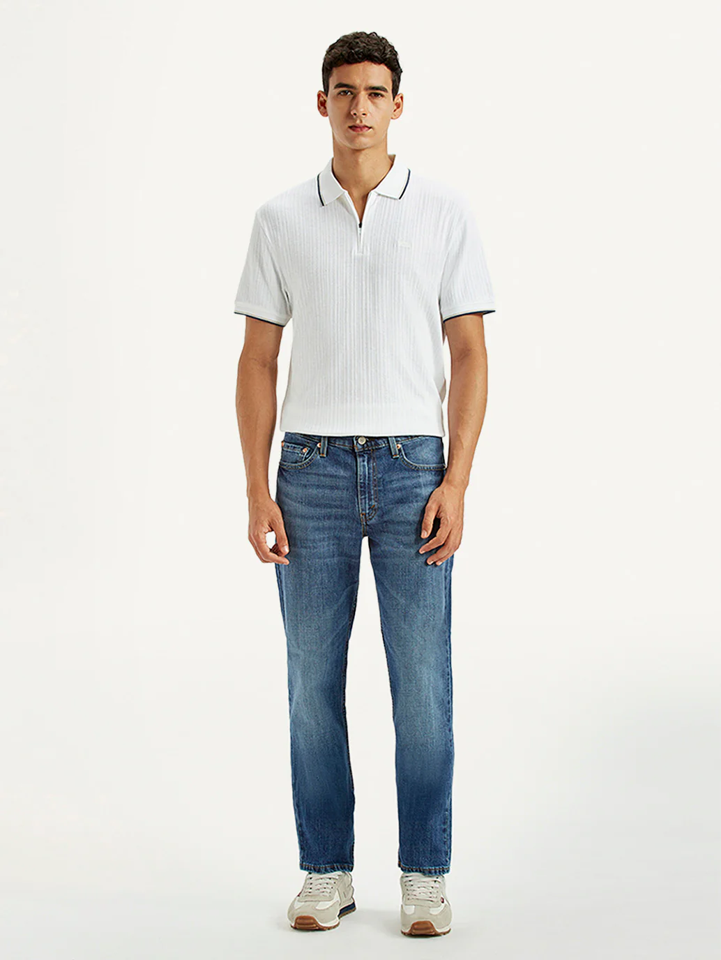 Men's 511 Blue Slim Fit Mid Rise Jeans - Image 2