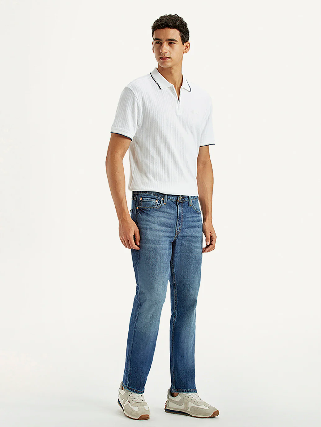 Men's 511 Blue Slim Fit Mid Rise Jeans - Image 7