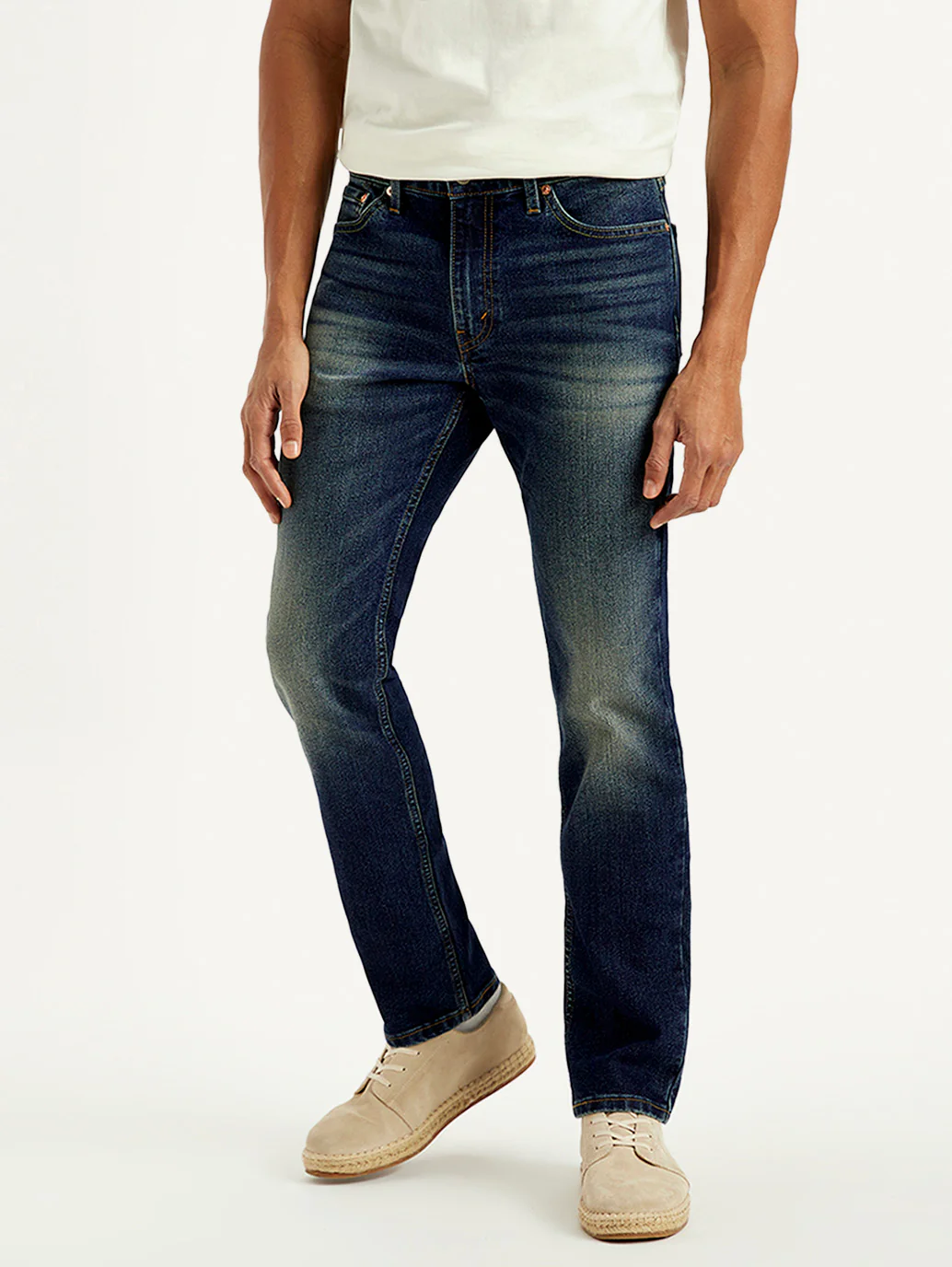 Men's Tinted 511 Blue Slim Fit Mid Rise Jeans - Image 6