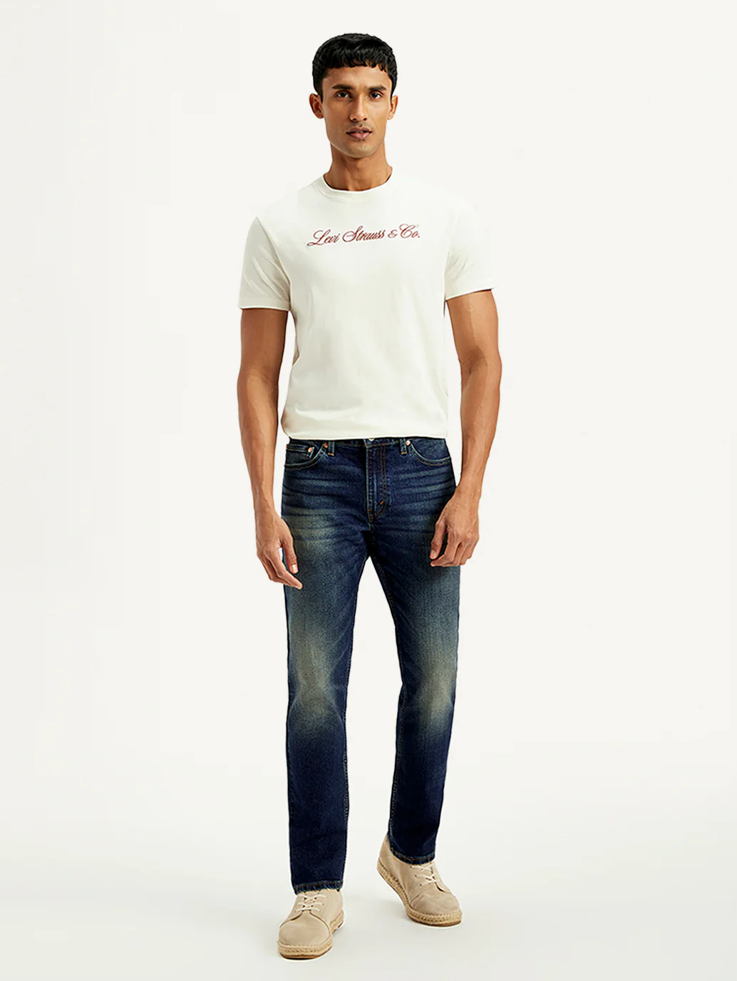 Men's Tinted 511 Blue Slim Fit Mid Rise Jeans - Image 7