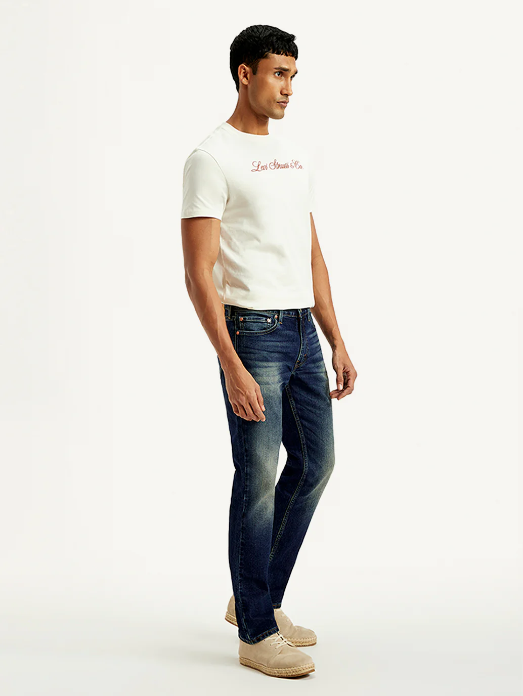 Men's Tinted 511 Blue Slim Fit Mid Rise Jeans - Image 8