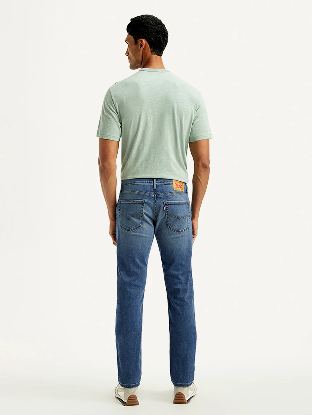 Men's 511 Blue Slim Fit Mid Rise Jeans - Image 3
