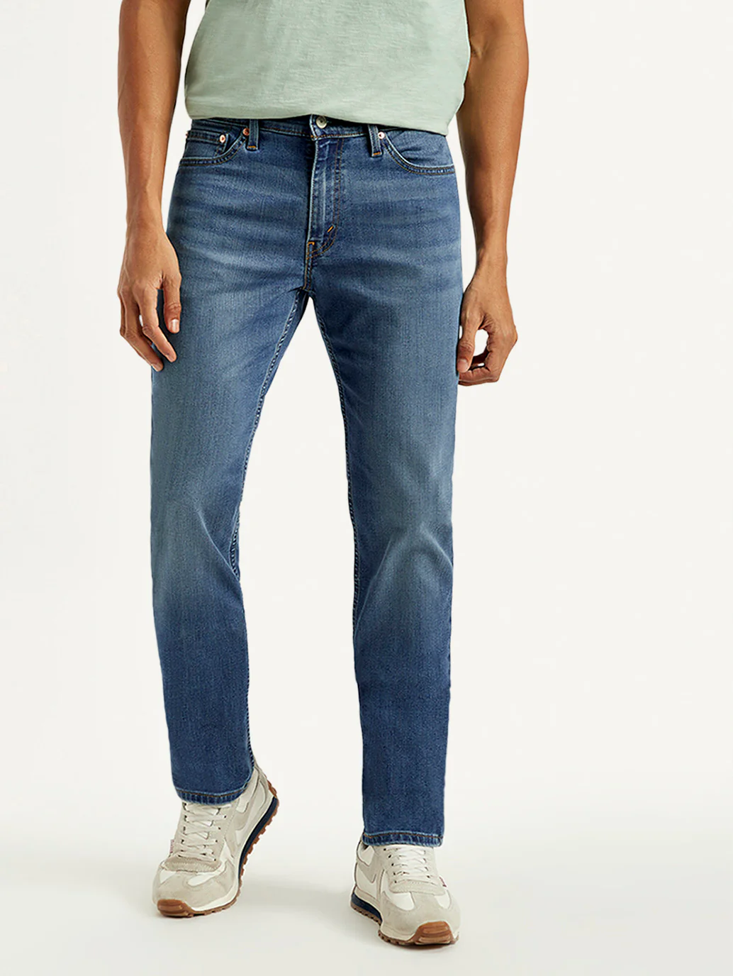 Men's 511 Blue Slim Fit Mid Rise Jeans - Image 5