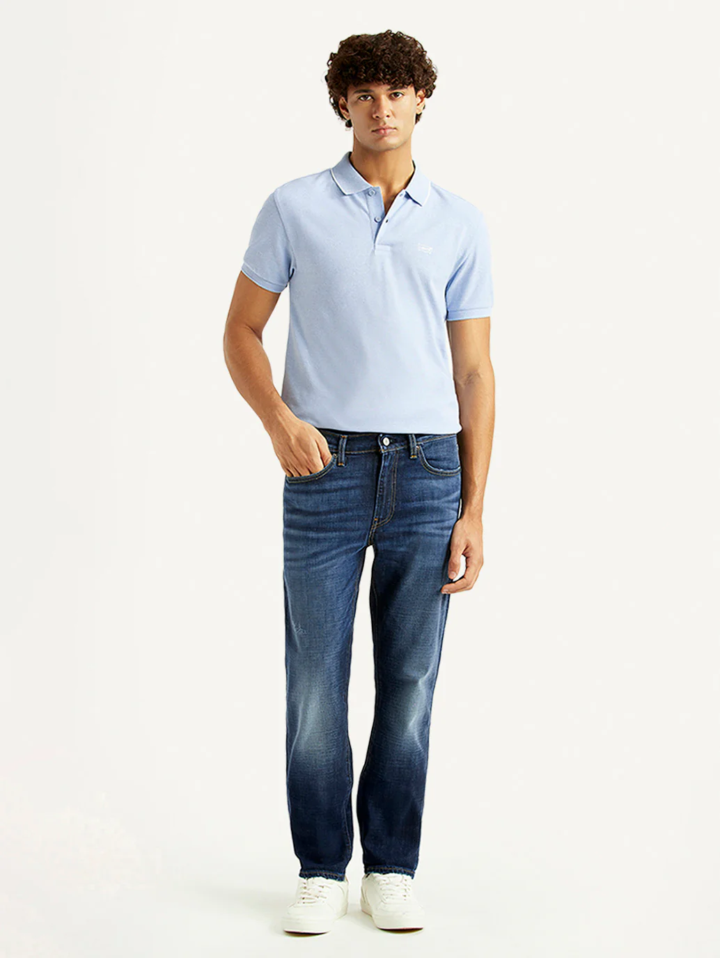 Men's 511 Blue Slim Fit Mid Rise Selvedge Jeans - Image 6