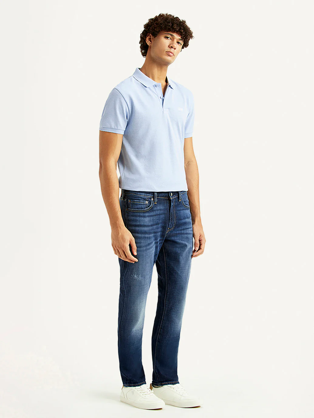 Men's 511 Blue Slim Fit Mid Rise Selvedge Jeans - Image 7