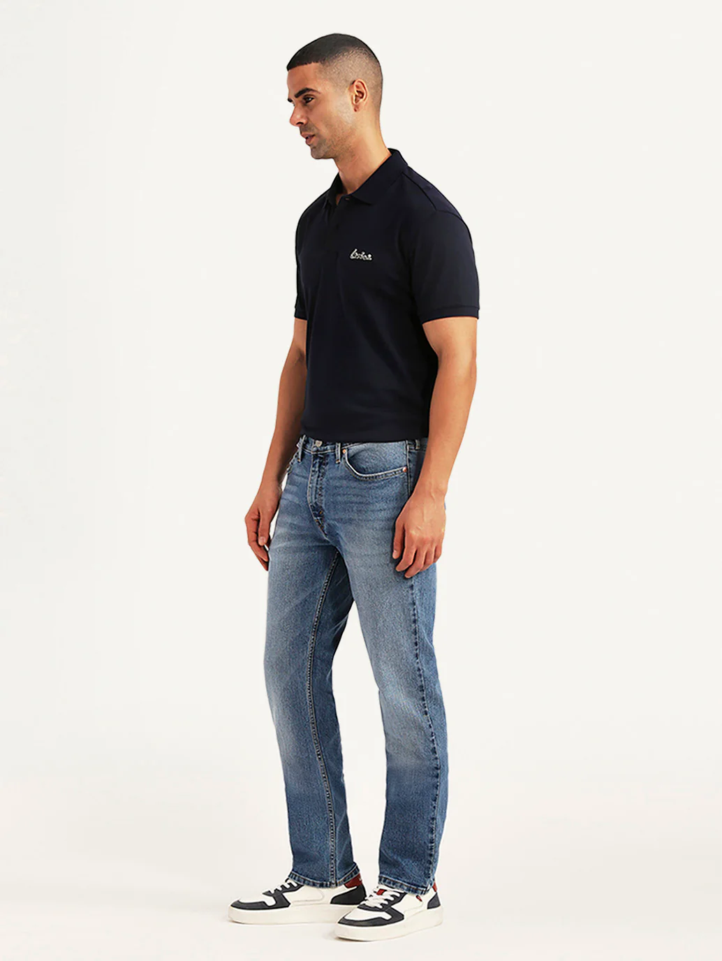 Men's 511 Blue Slim Fit Mid Rise Kooltex Jeans - Image 6