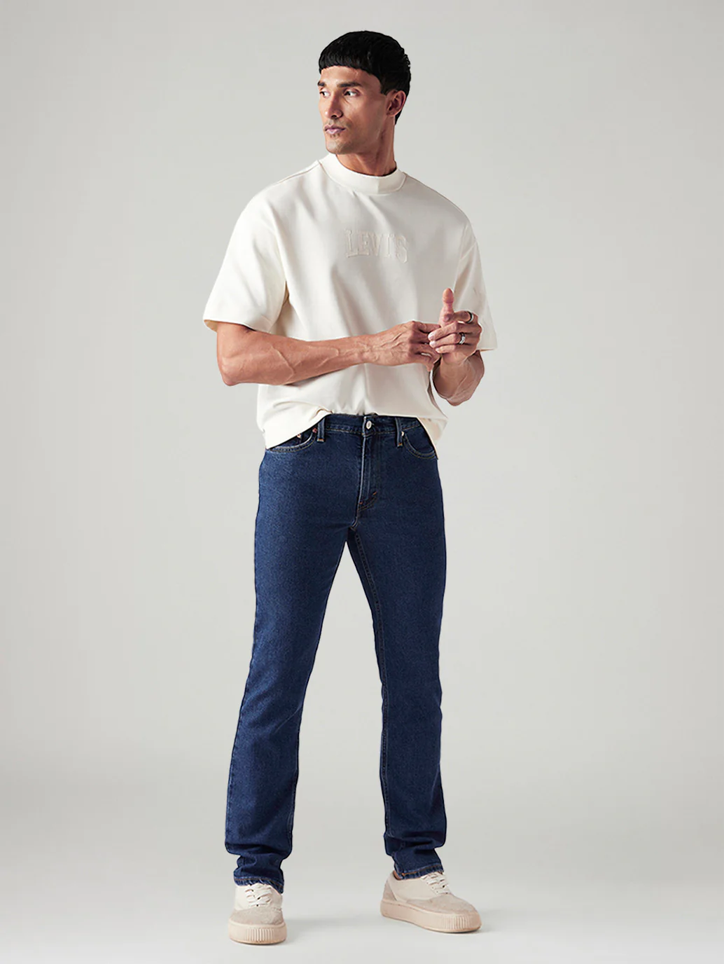 Men's 511 Blue Slim Fit Mid Rise Jeans