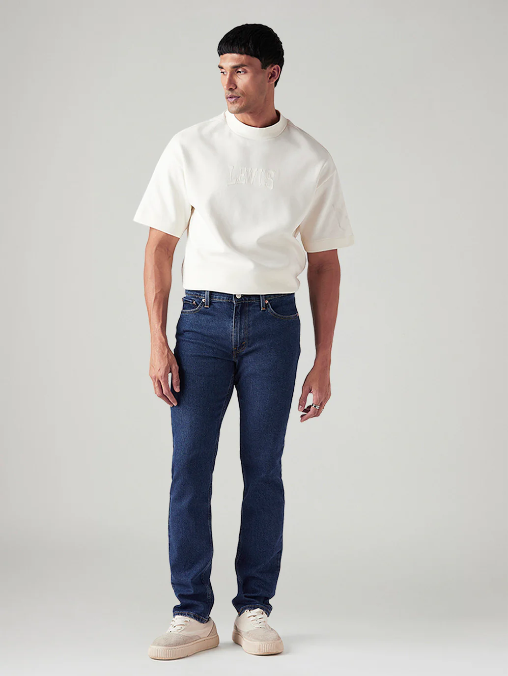Men's 511 Blue Slim Fit Mid Rise Jeans - Image 2
