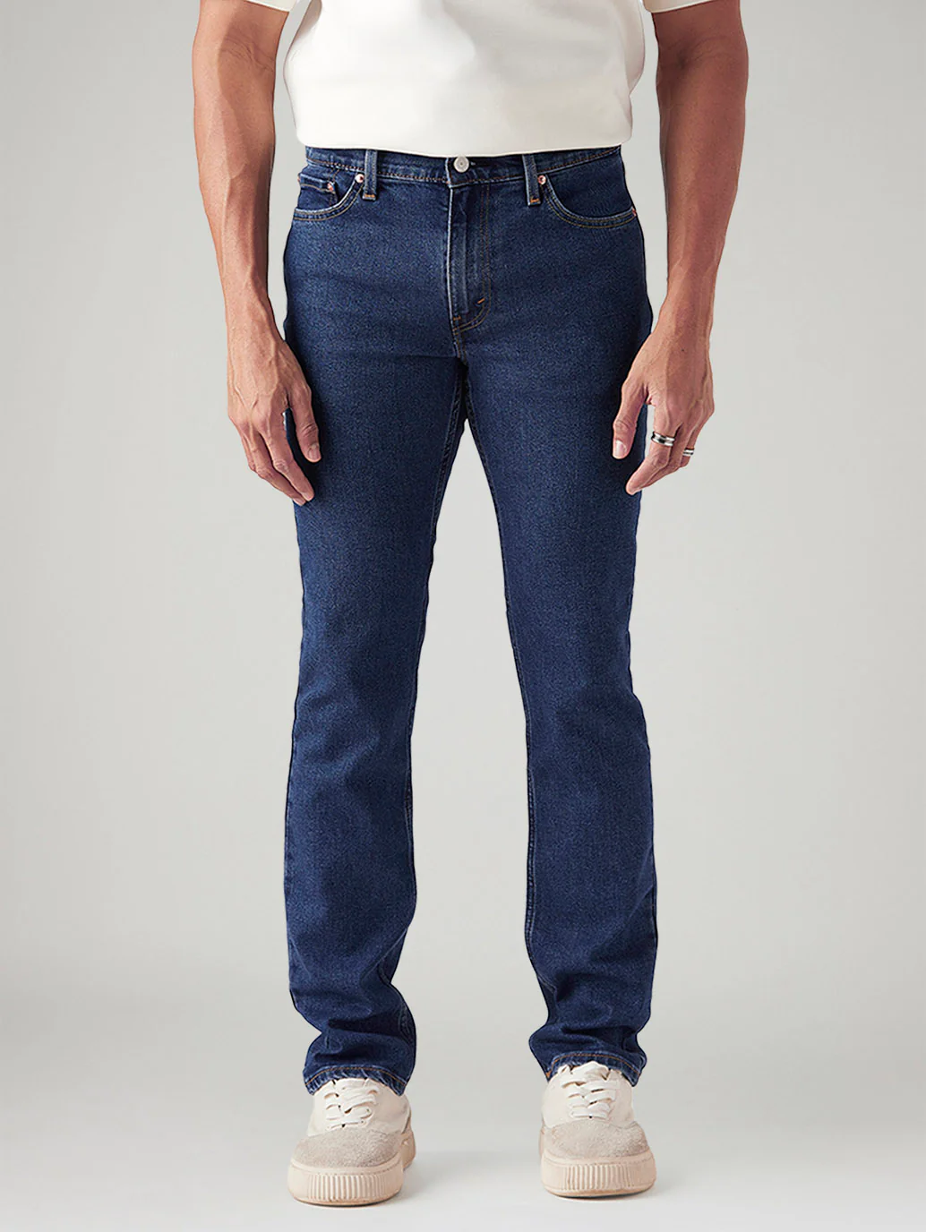 Men's 511 Blue Slim Fit Mid Rise Jeans - Image 3