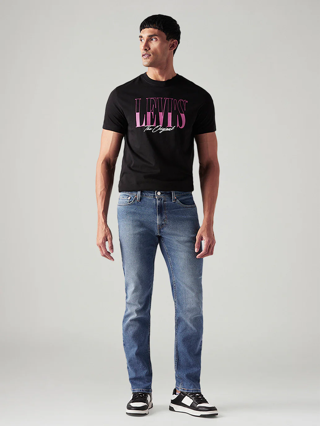 Men's 511 Blue Slim Fit Mid Rise Jeans - Image 2