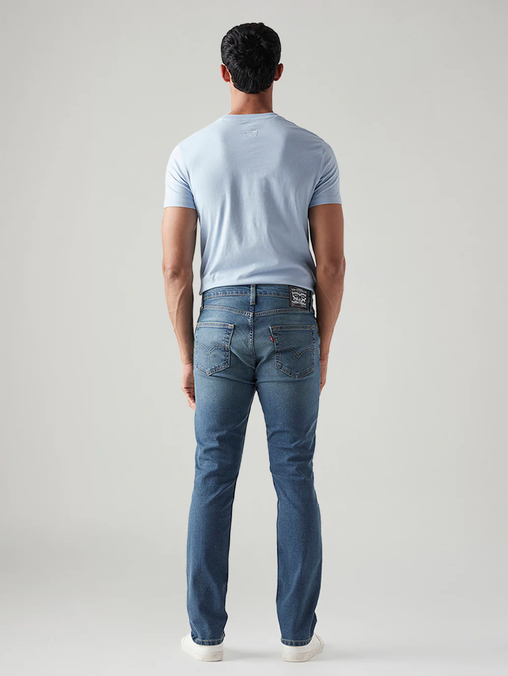 Men's 511 Blue Slim Fit Mid Rise Jeans - Image 5