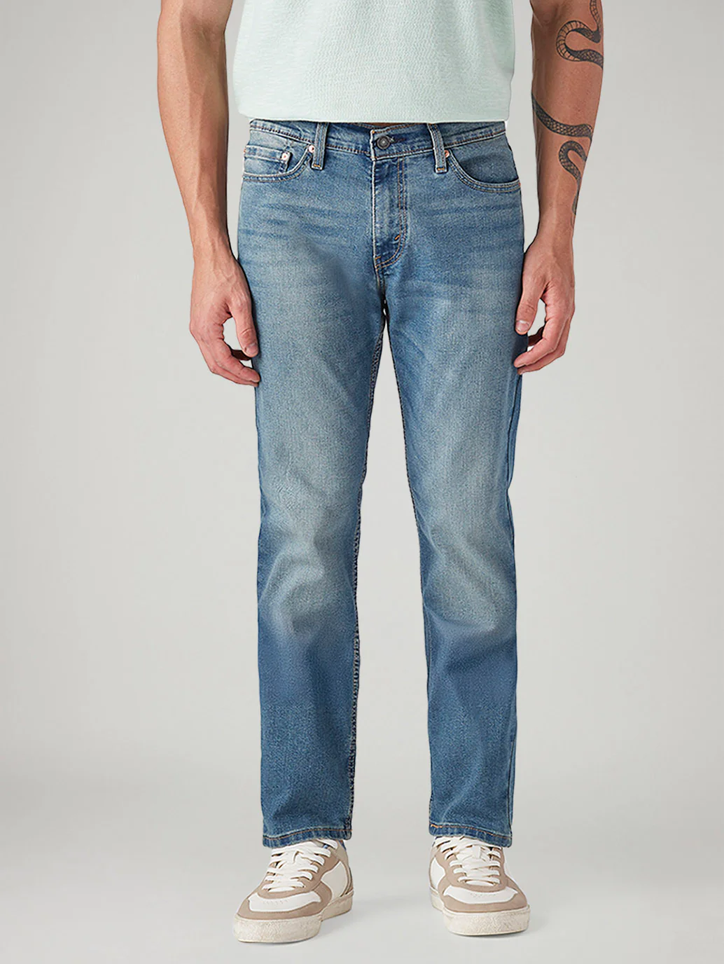 Men's 511 Blue Slim Fit Mid Rise Jeans - Image 3