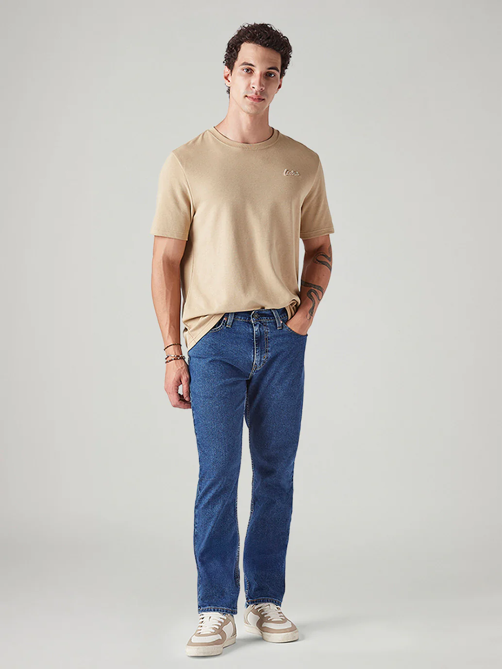 Men's 511 Blue Slim Fit Mid Rise Jeans