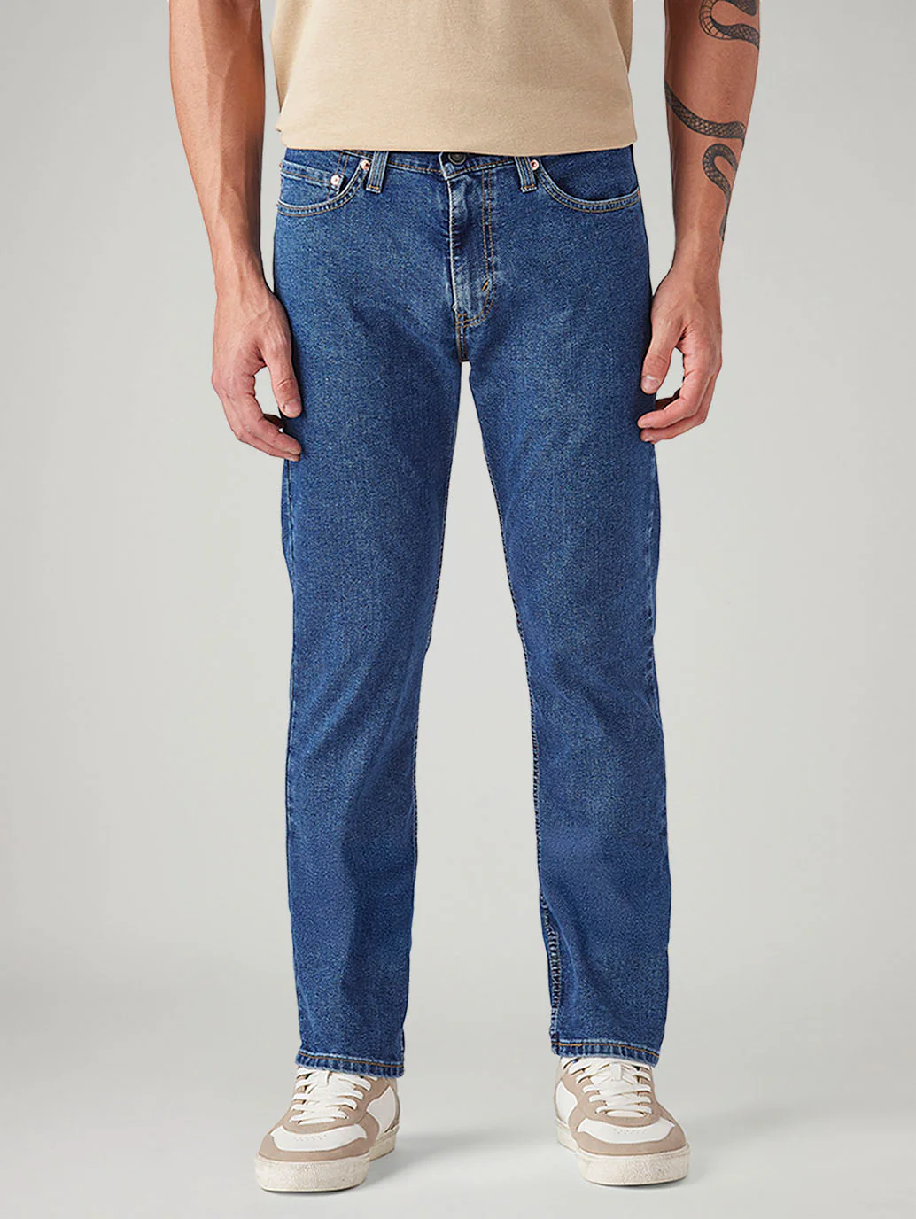 Men's 511 Blue Slim Fit Mid Rise Jeans - Image 3