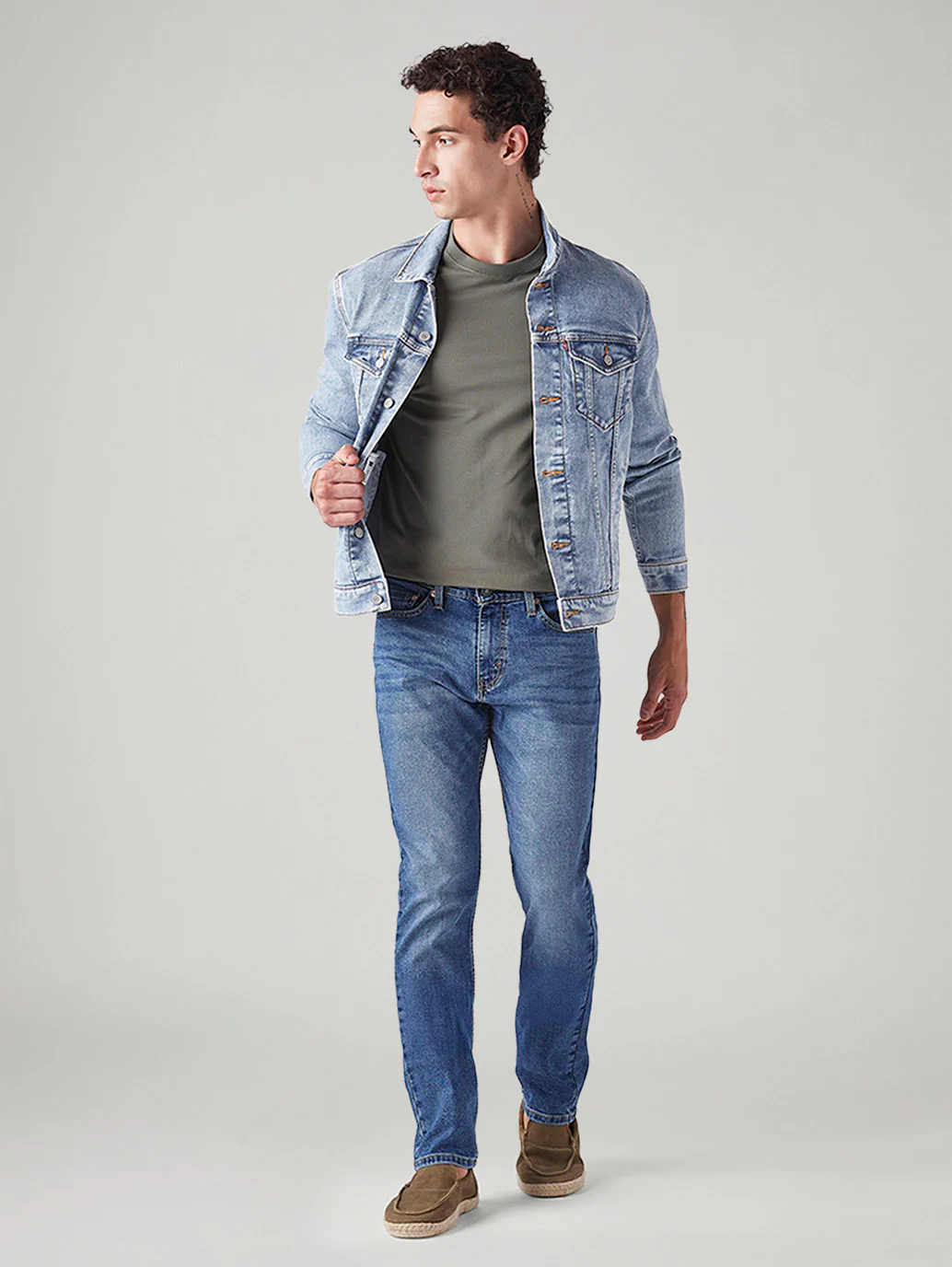 Men's 511 Blue Slim Fit Mid Rise Jeans