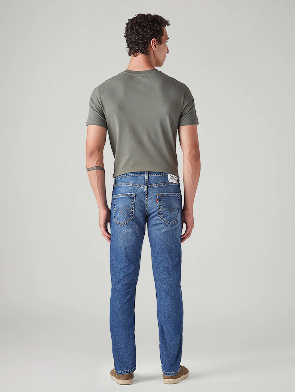 Men's 511 Blue Slim Fit Mid Rise Jeans - Image 4
