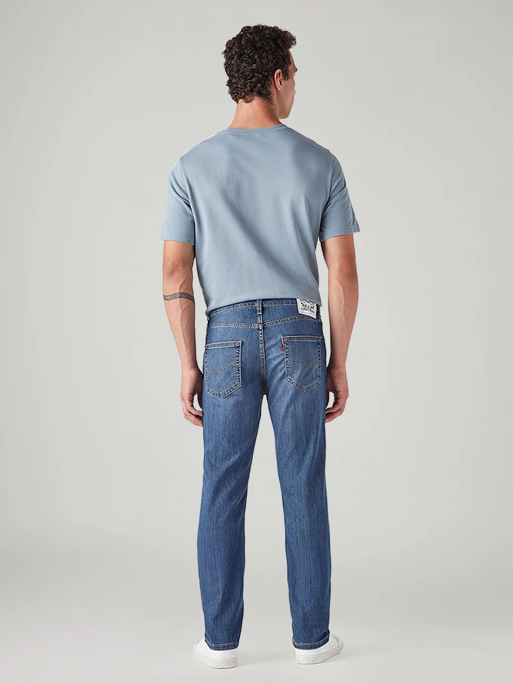 Men's 511 Blue Slim Fit Mid Rise Jeans - Image 4