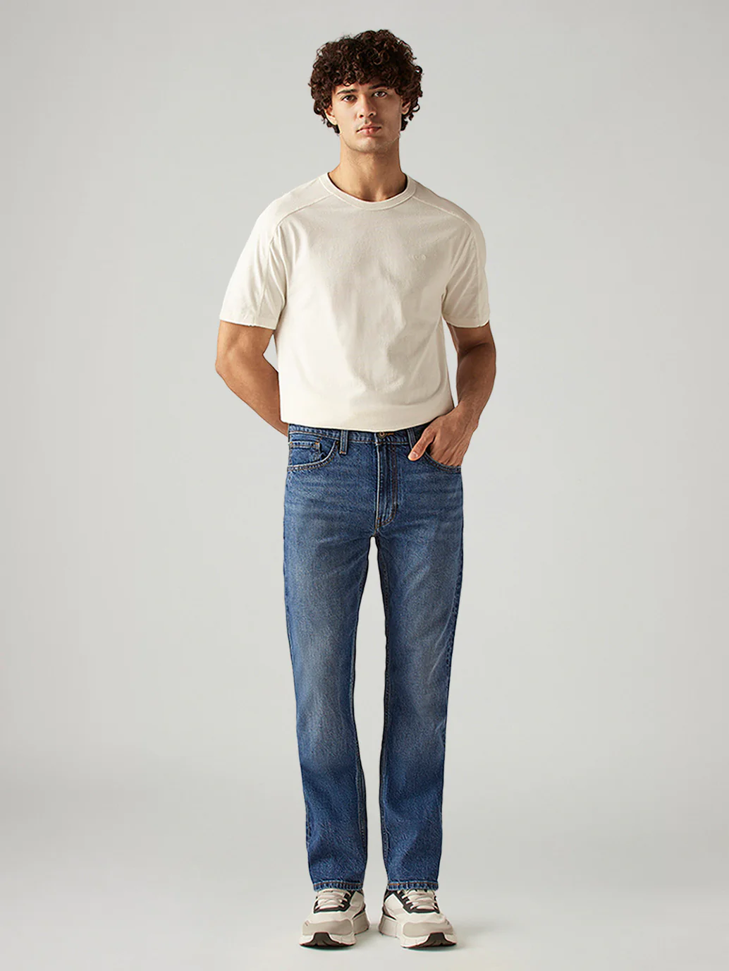 Men's 511 Blue Slim Fit Mid Rise Selvedge Jeans - Image 2