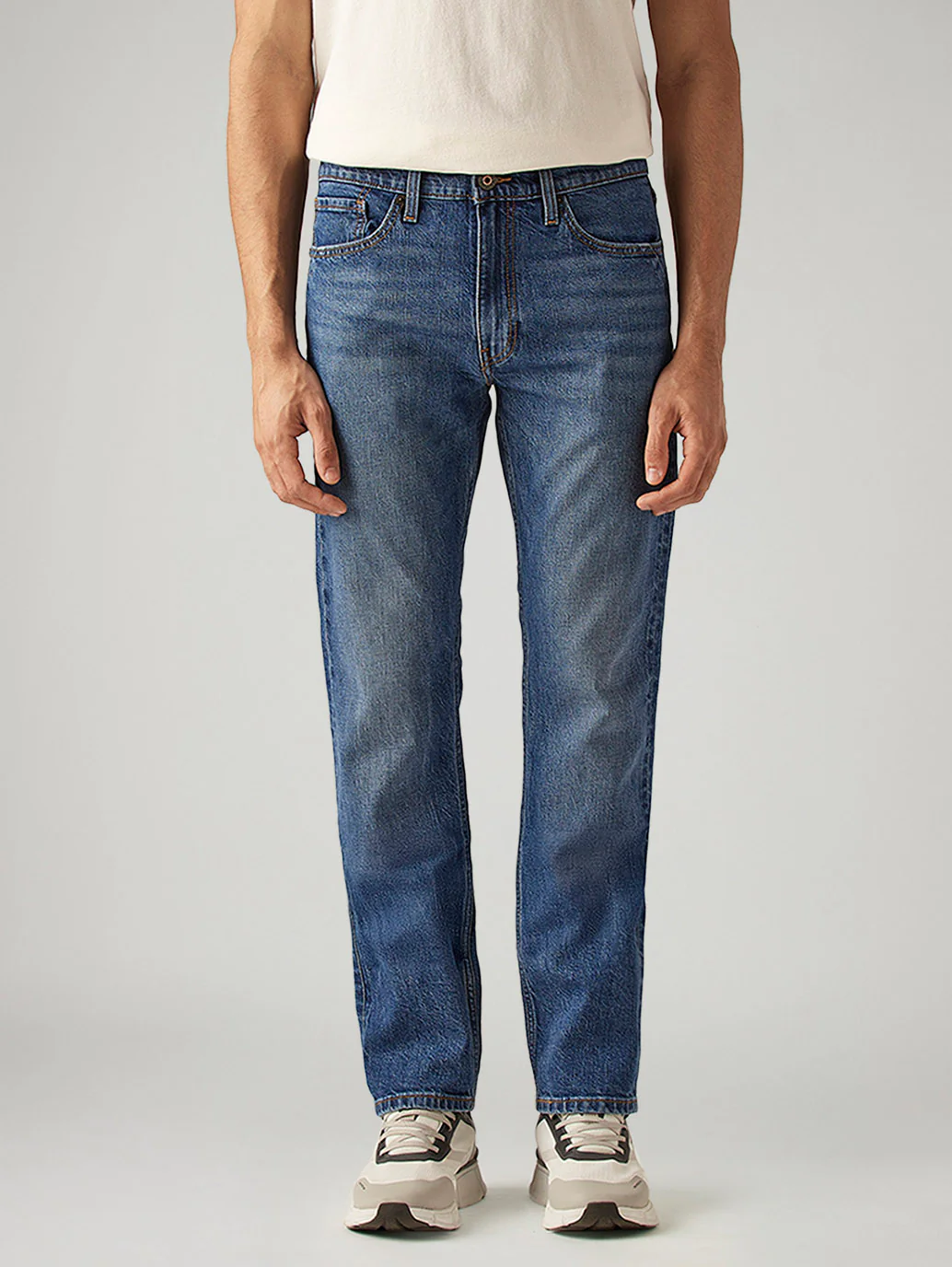 Men's 511 Blue Slim Fit Mid Rise Selvedge Jeans - Image 3