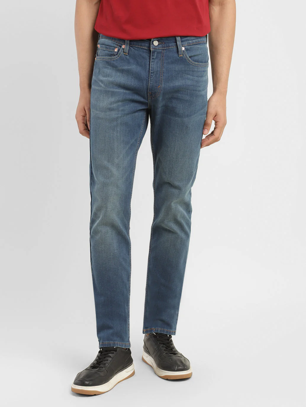 Men's 511 Blue Slim Fit Mid Rise Jeans - Image 2