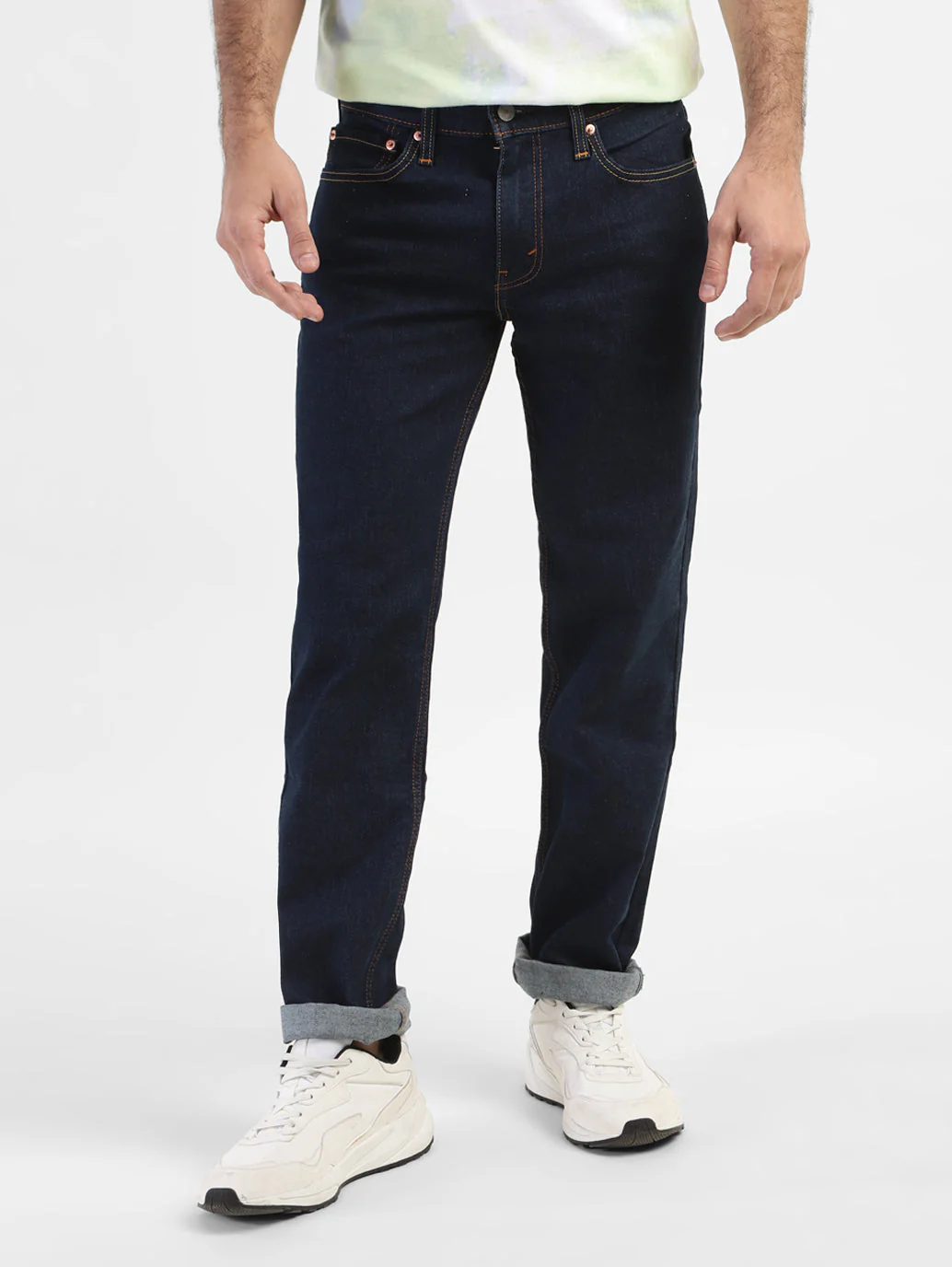 Men's 511 Blue Slim Fit Mid Rise Jeans - Image 2