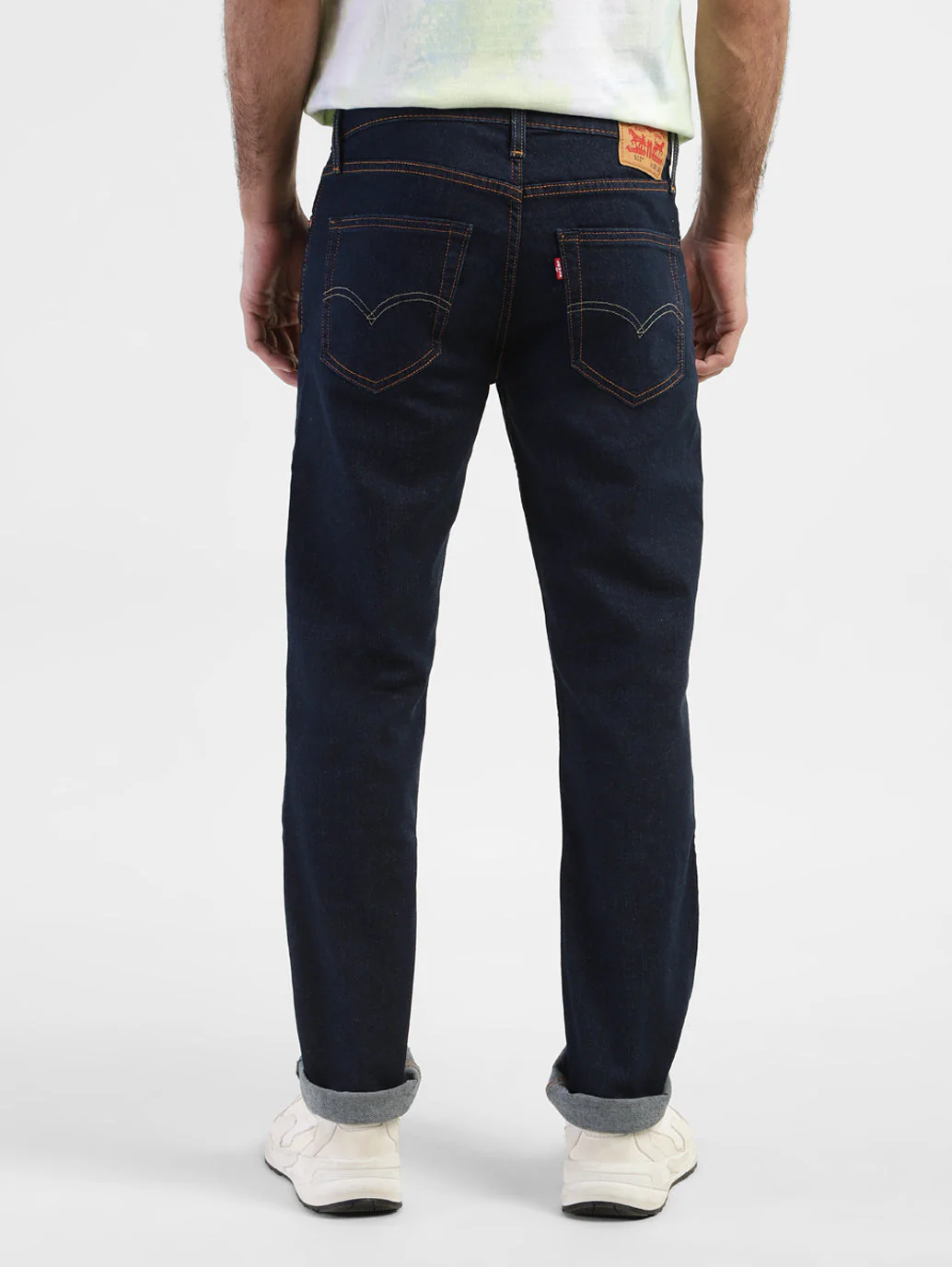 Men's 511 Blue Slim Fit Mid Rise Jeans - Image 3