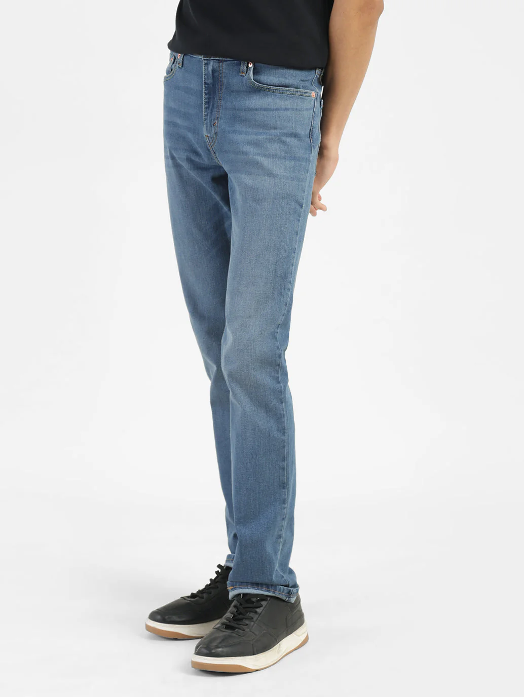 Men's 511 Blue Slim Fit Mid Rise Jeans - Image 5