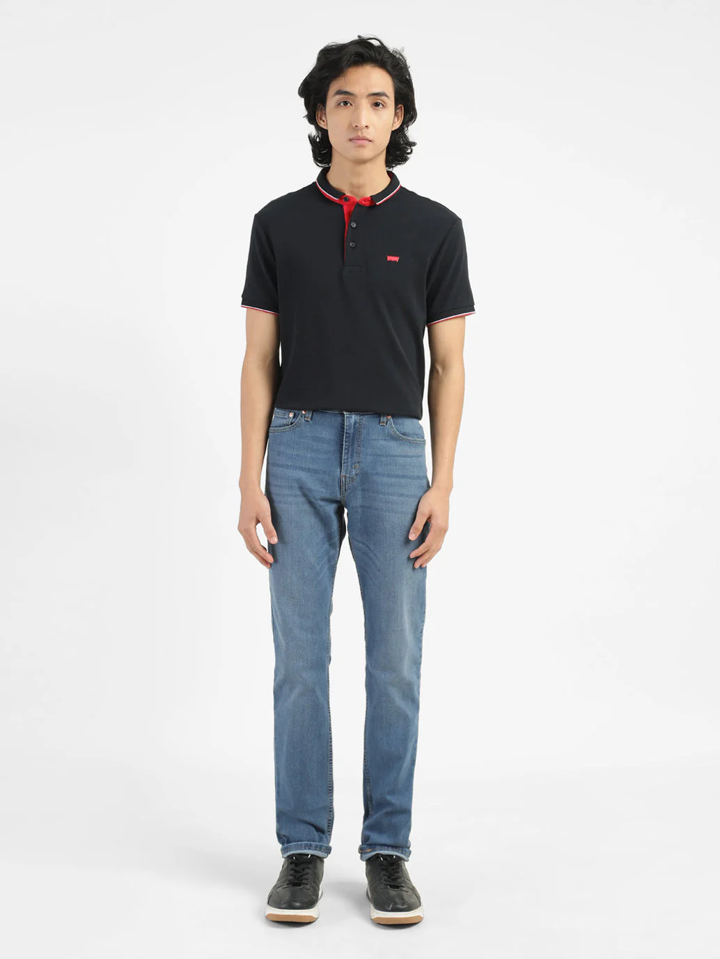 Men's 511 Blue Slim Fit Mid Rise Jeans - Image 6