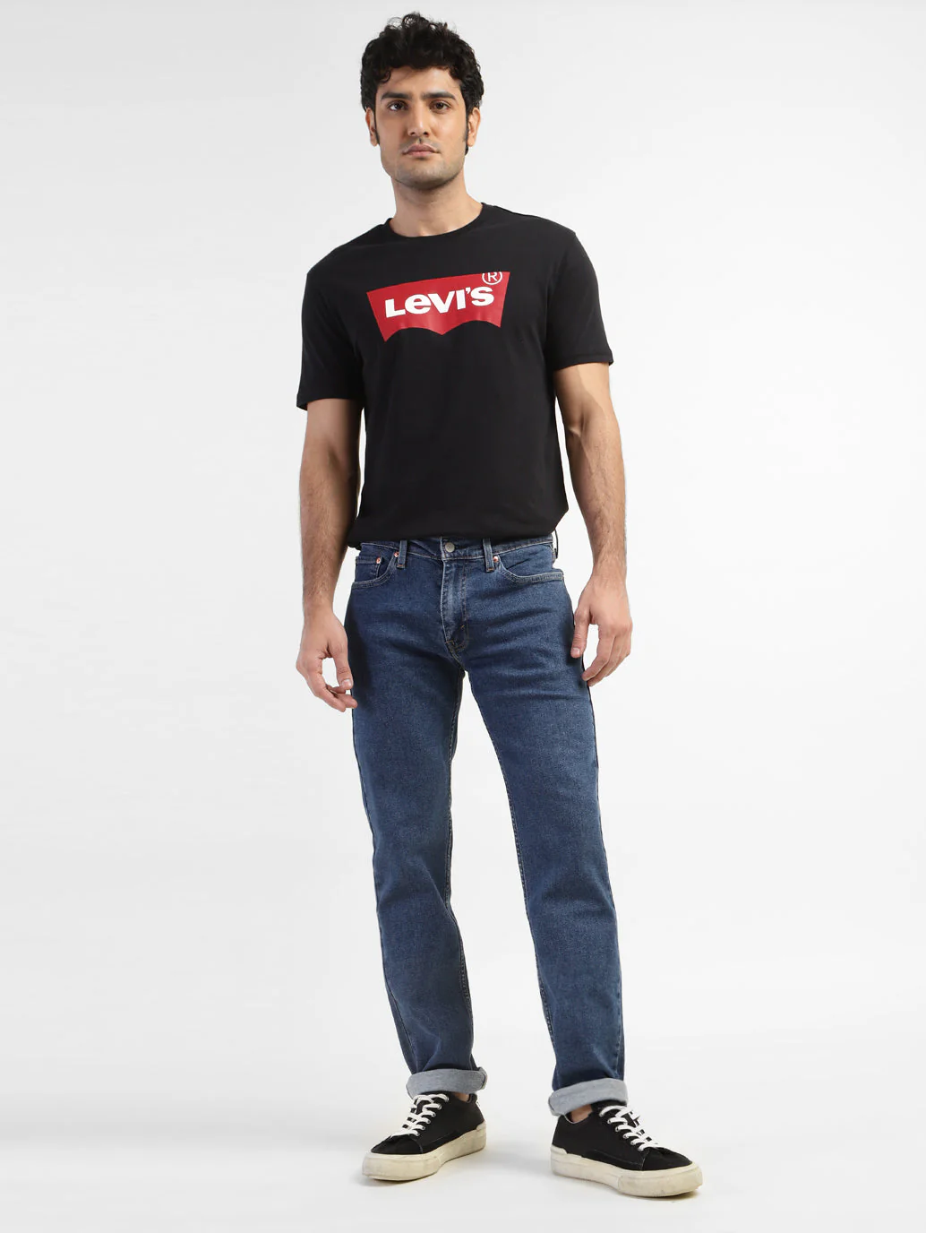 Men's 511 Blue Slim Fit Mid Rise Jeans