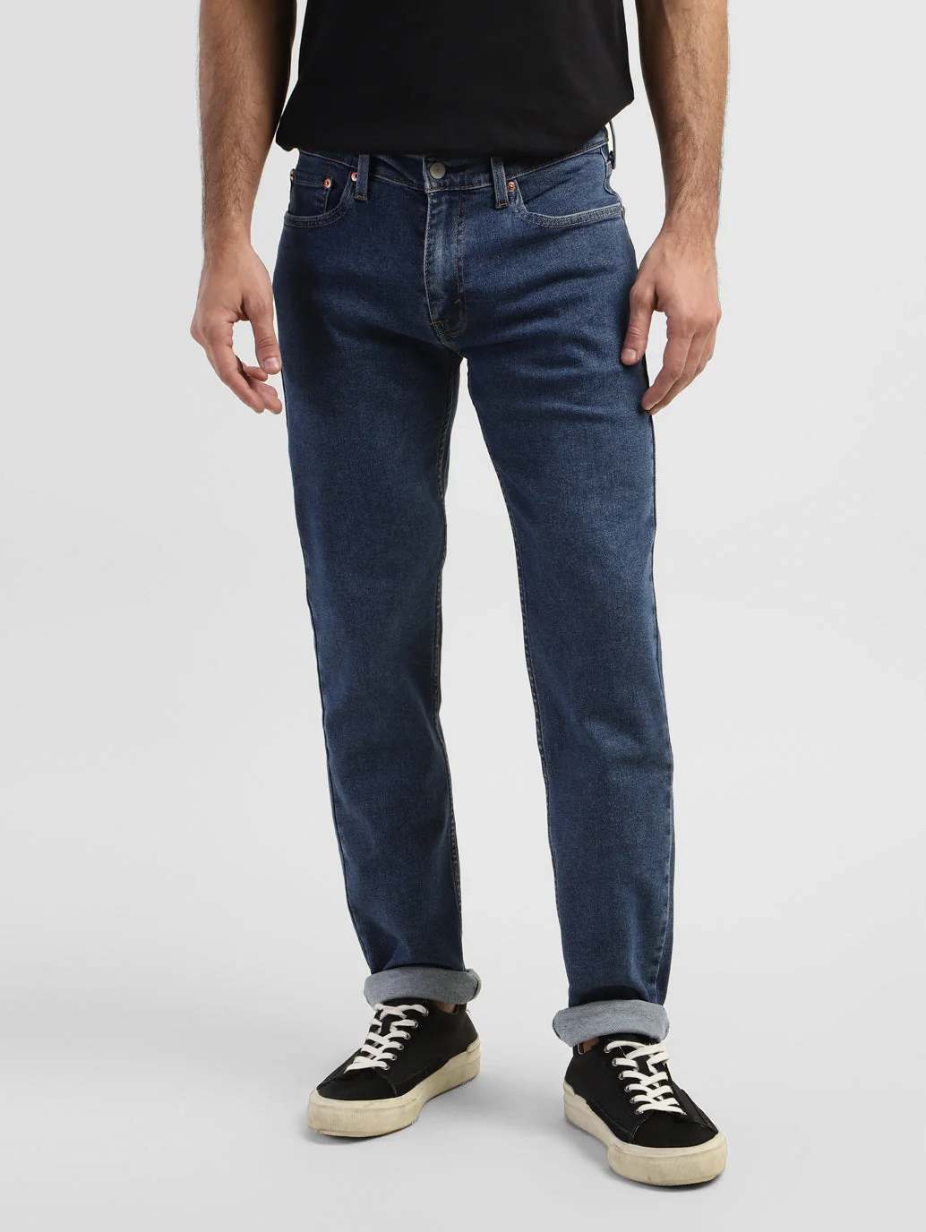 Men's 511 Blue Slim Fit Mid Rise Jeans - Image 2