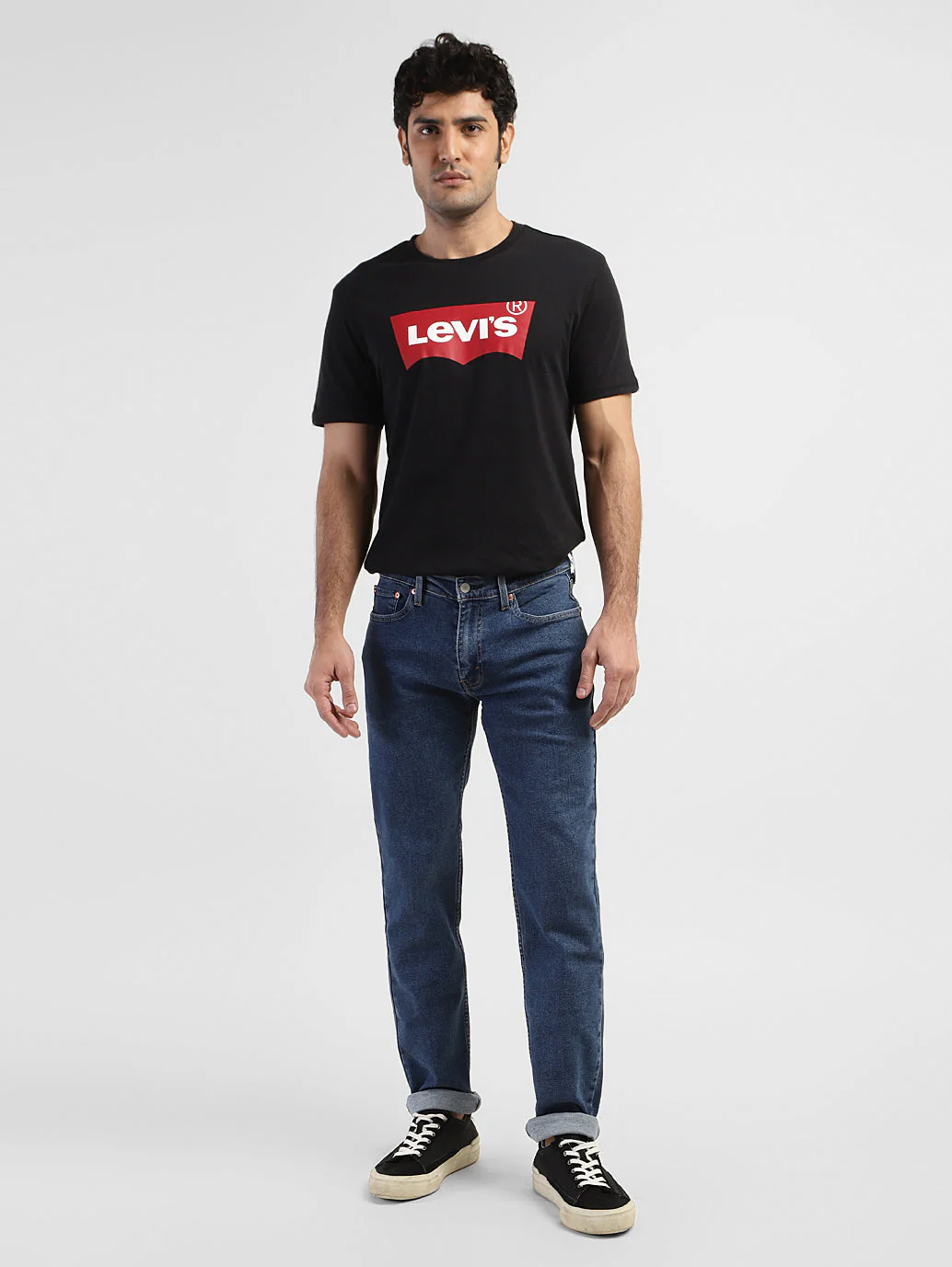 Men's 511 Blue Slim Fit Mid Rise Jeans - Image 6