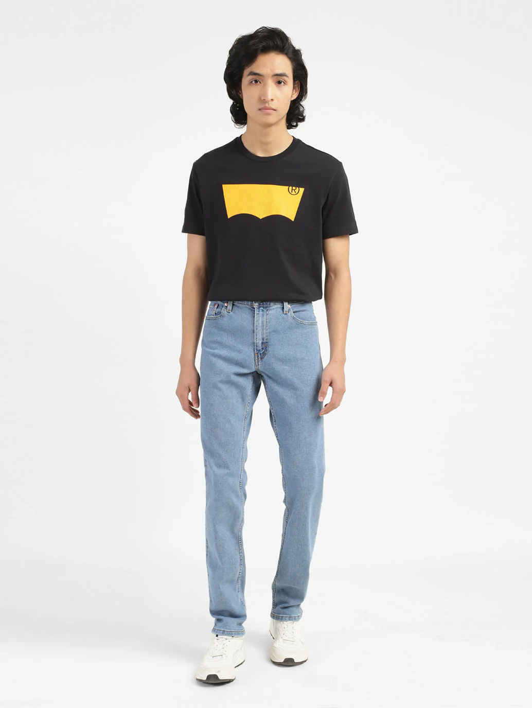 Men's 511 Blue Slim Fit Mid Rise Jeans - Image 6