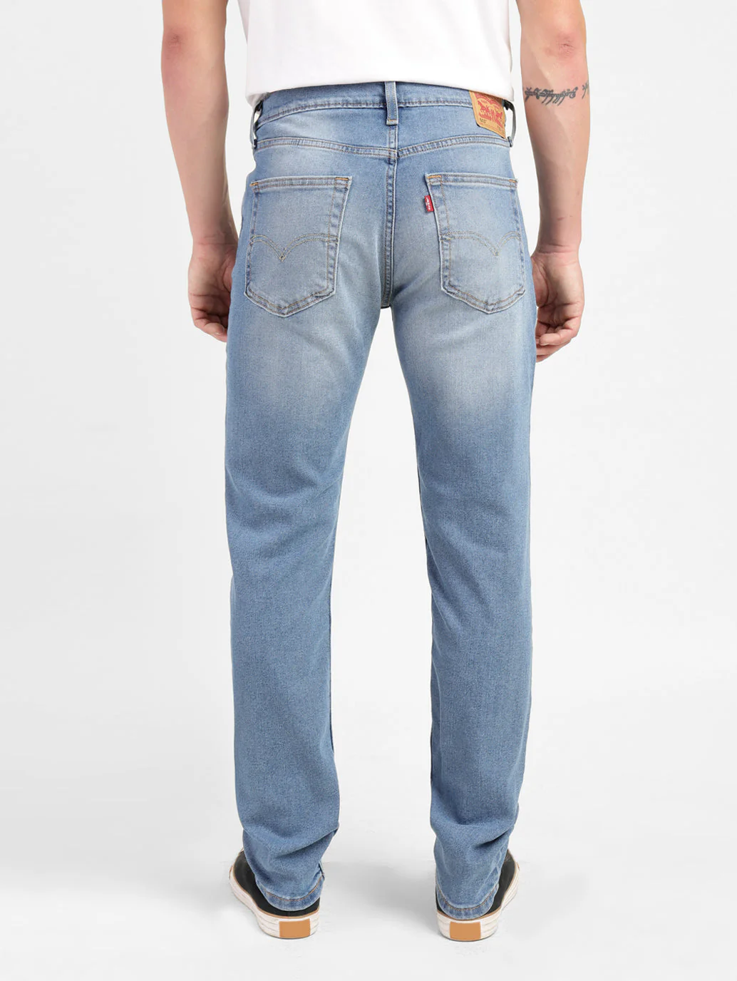 Men's 511 Blue Slim Fit Mid Rise Jeans - Image 3