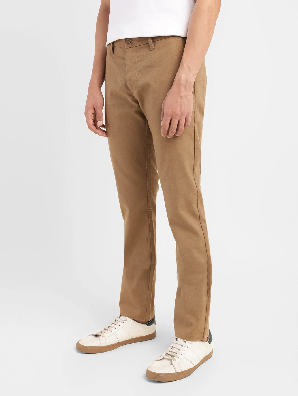 Men's 511 Brown Slim Fit Chinos - Image 6