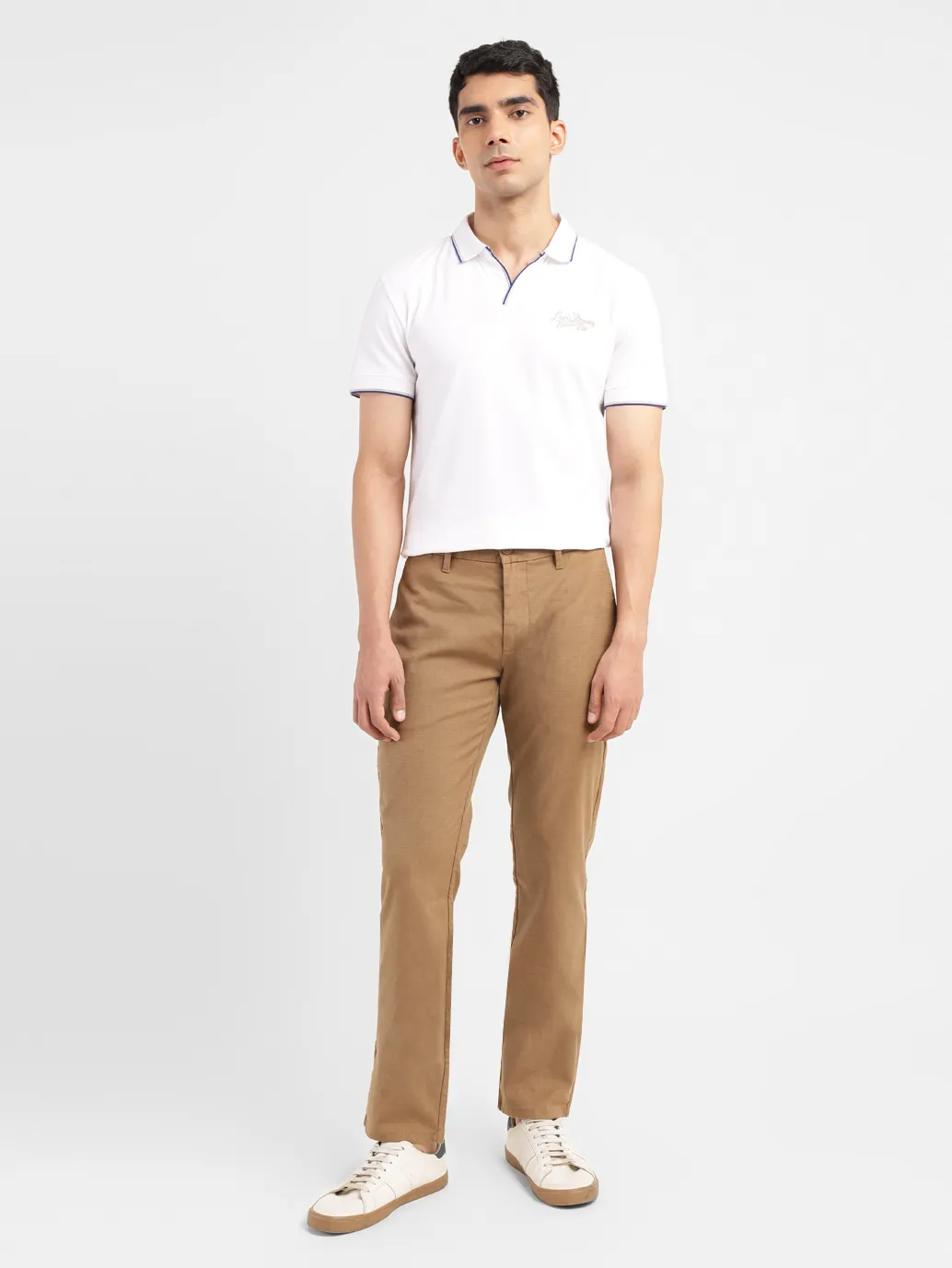 Men's 511 Brown Slim Fit Chinos - Image 8