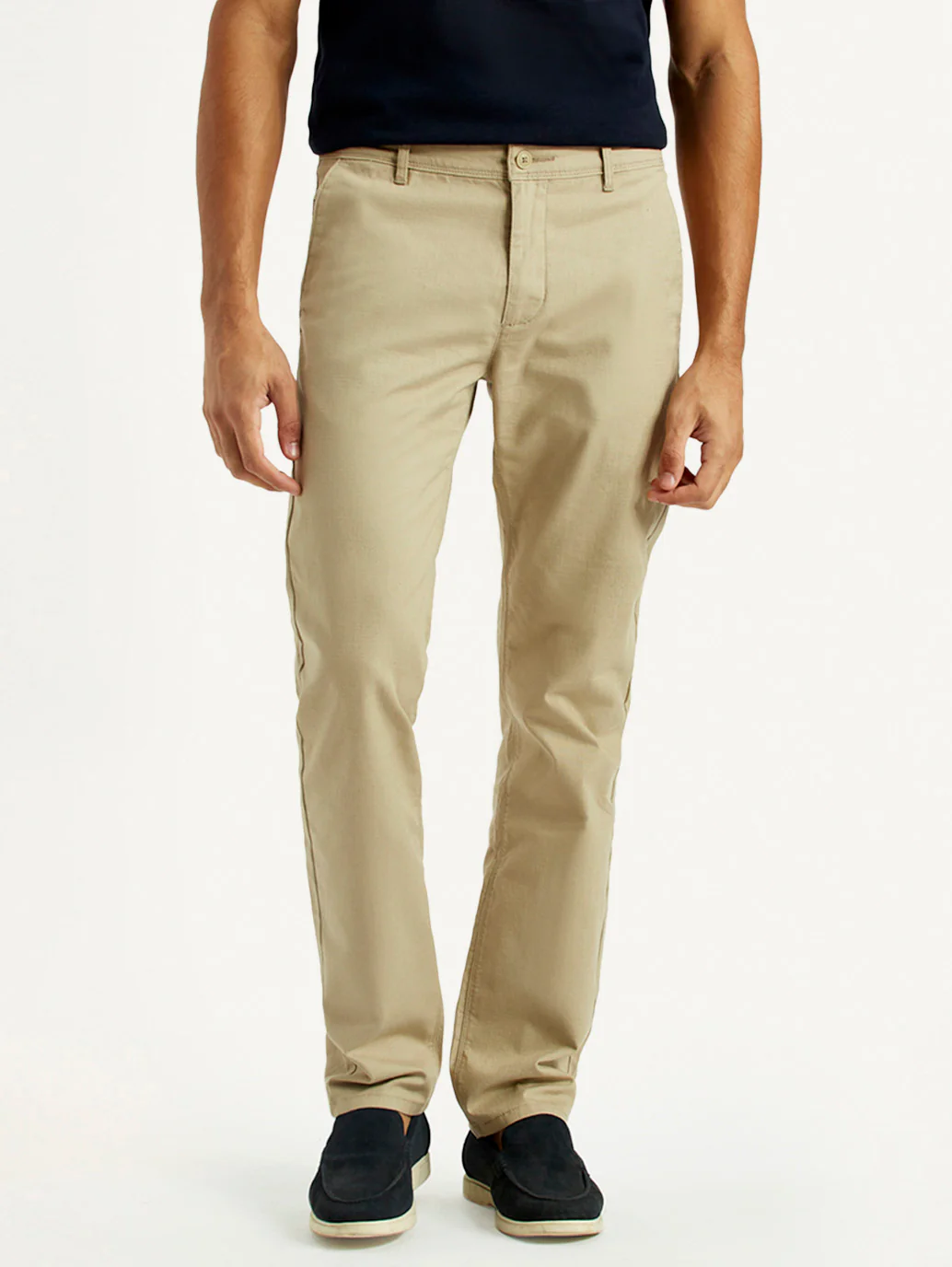 Men's 511 Beige Slim Fit Mid Rise Chinos - Image 2