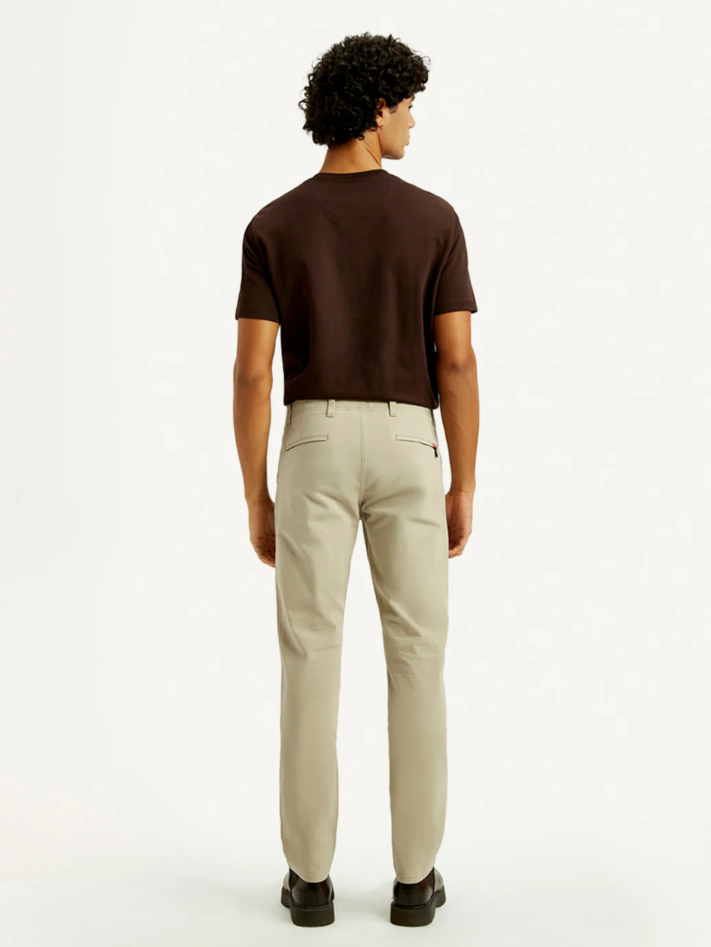 Men's 511 Beige Slim Fit Mid Rise Chinos - Image 3