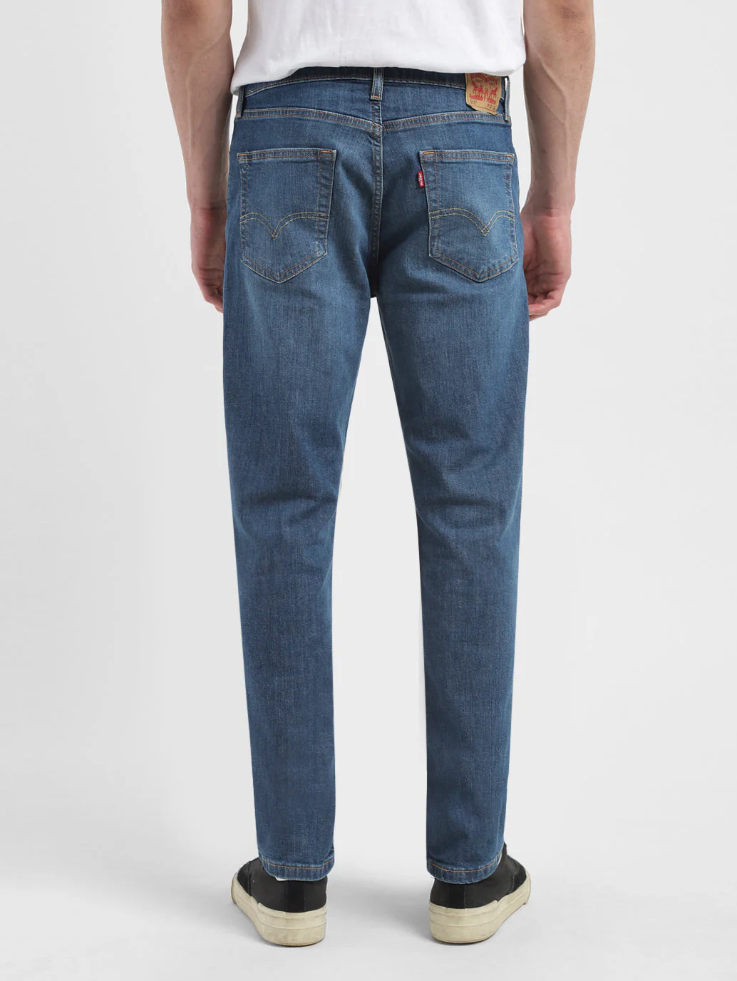 Men's 511 Blue Slim Fit Mid Rise Jeans - Image 3