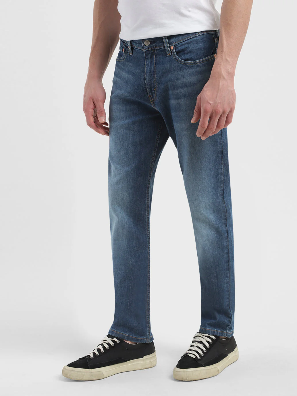 Men's 511 Blue Slim Fit Mid Rise Jeans - Image 5