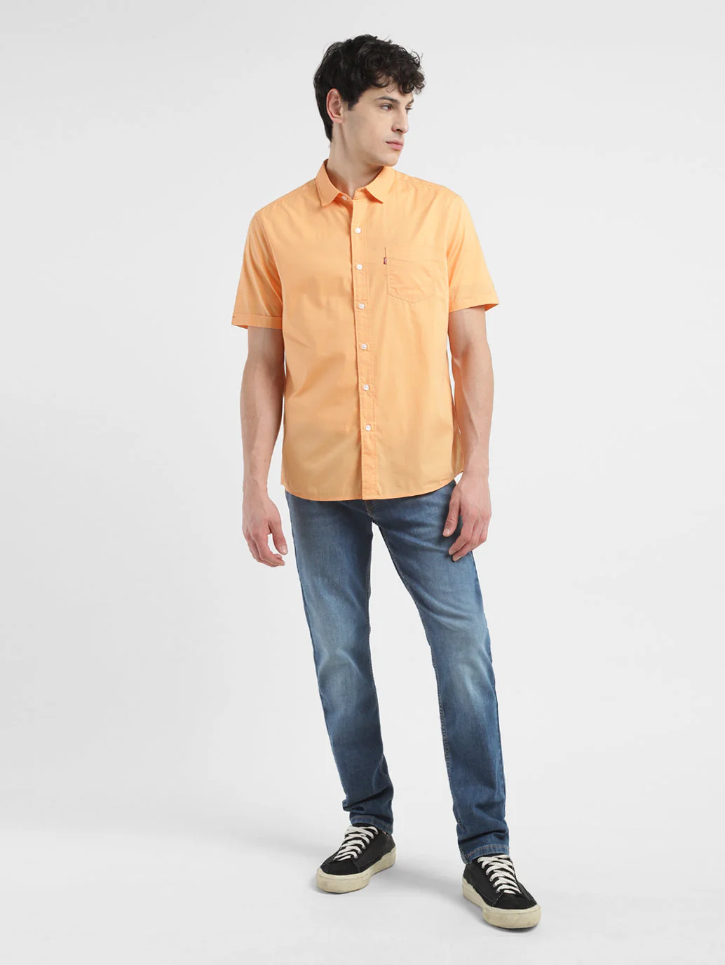 Men's 511 Blue Slim Fit Mid Rise Jeans - Image 8