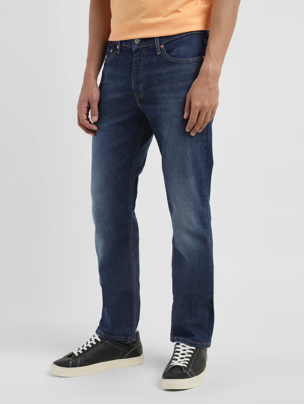Men's 511 Dark Blue Slim Fit Mid Rise Jeans - Image 5