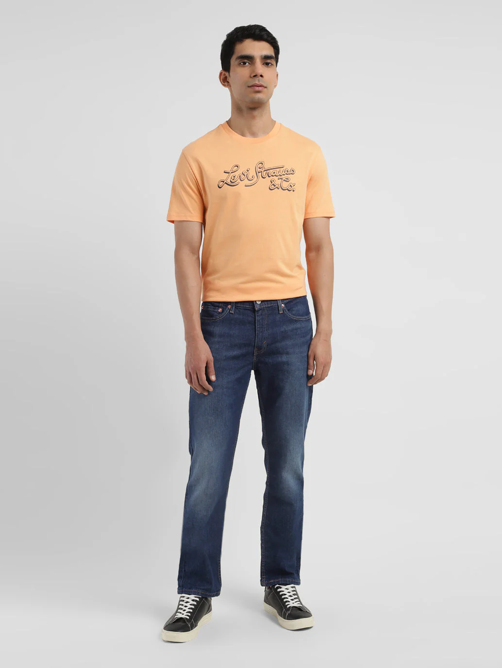 Men's 511 Dark Blue Slim Fit Mid Rise Jeans - Image 8