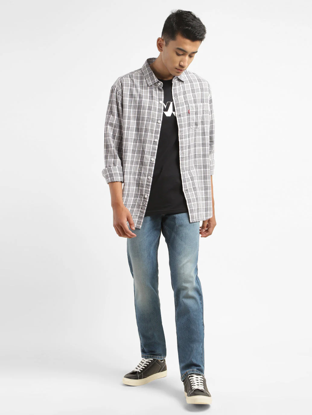 Men's 511 Blue Slim Fit Mid Rise Jeans