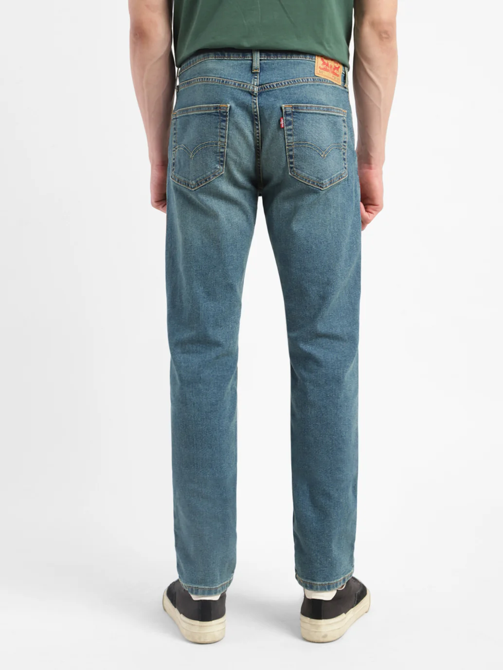 Men's 511 Blue Slim Fit Mid Rise Jeans - Image 3