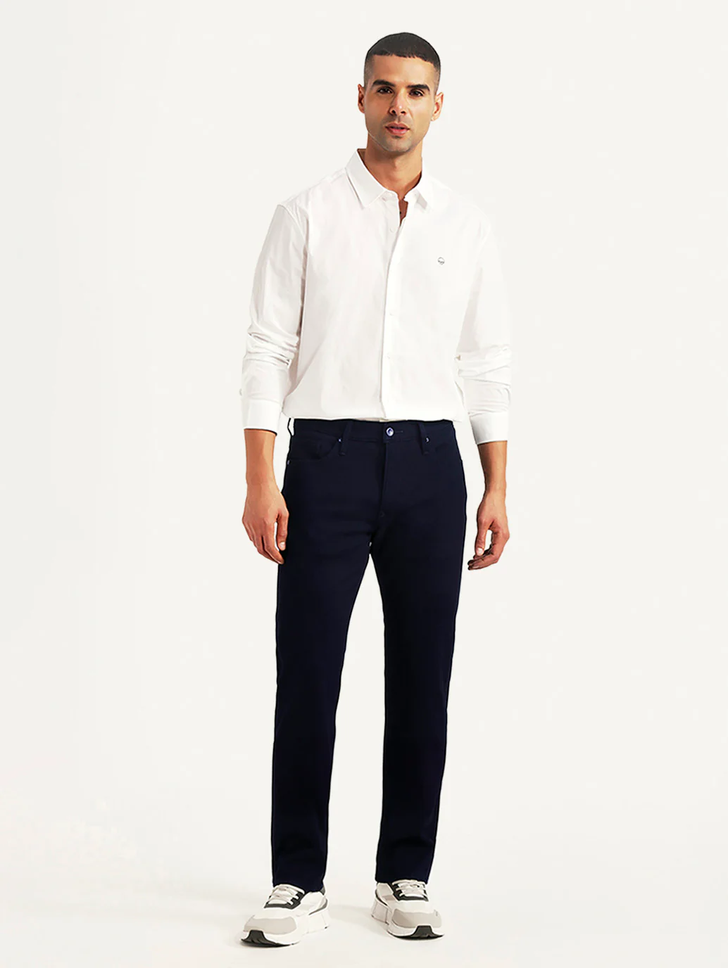 Men's Redloop 511 Dark Blue Slim Fit Mid Rise Jeans - Image 2