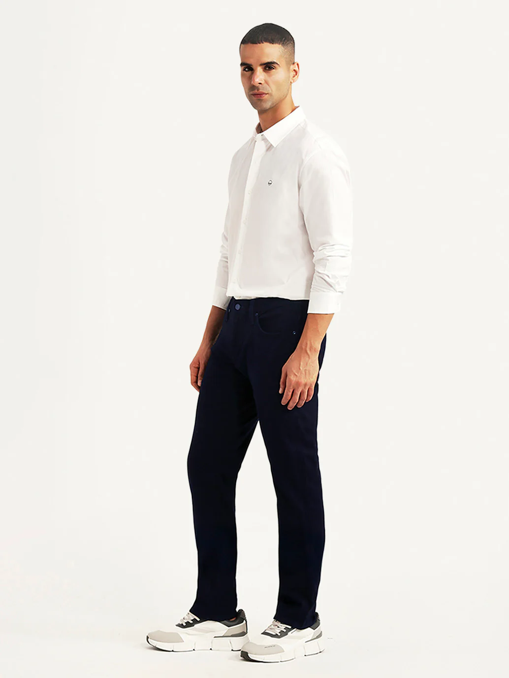Men's Redloop 511 Dark Blue Slim Fit Mid Rise Jeans - Image 7