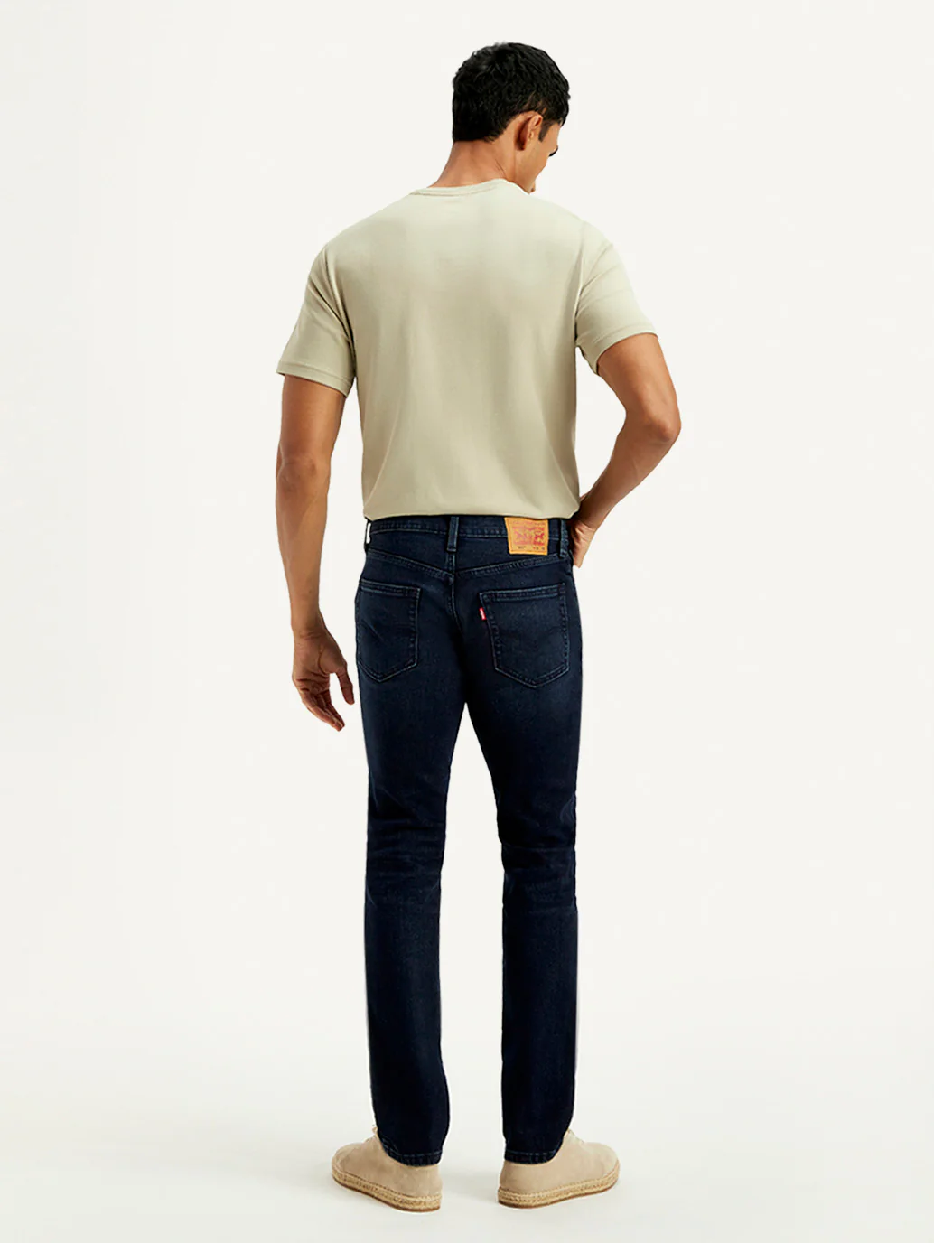 Men's 511 Dark Blue Slim Fit Mid Rise Jeans - Image 3