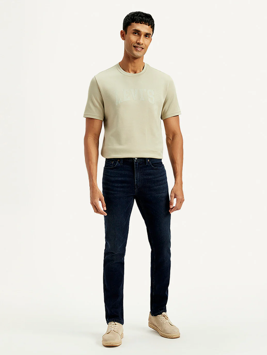 Men's 511 Dark Blue Slim Fit Mid Rise Jeans - Image 8