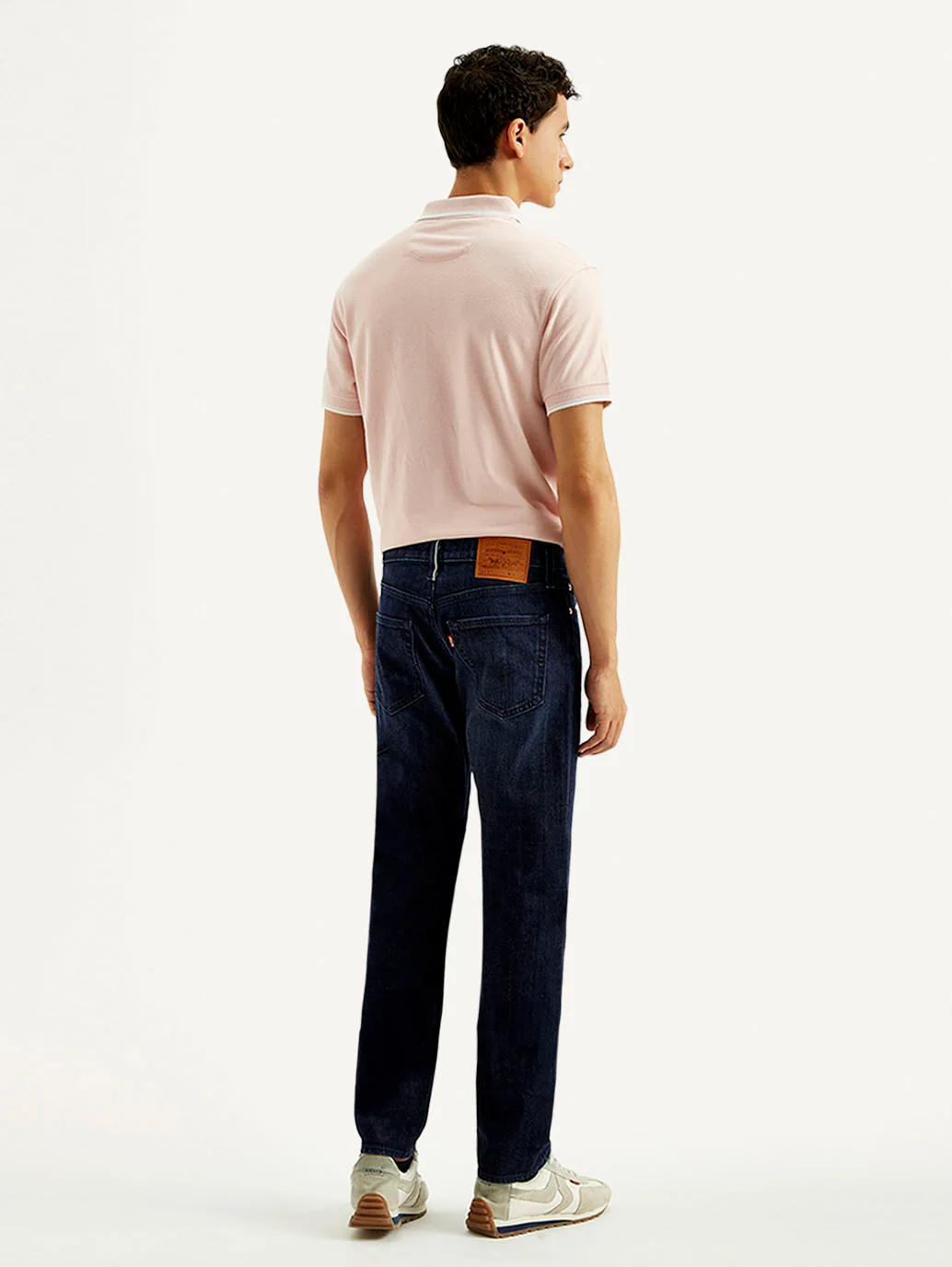 Men's 511 Dark Blue Slim Fit Mid Rise Selvedge Jeans - Image 3
